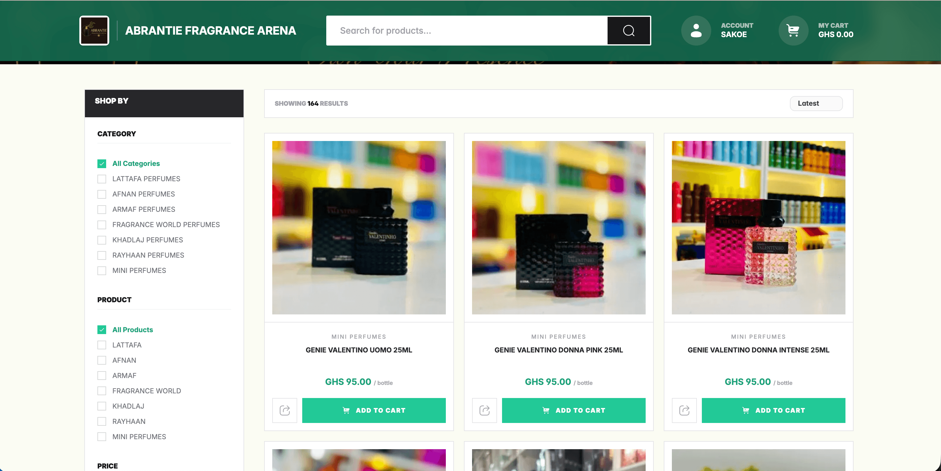 Tenant-specific custom online storefront and product marketplace.