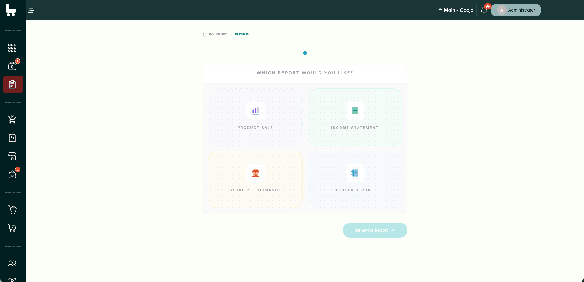 Advanced reporting engine with dynamic data filtering.